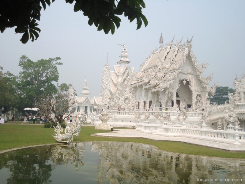 Wat Rong Khun, o Templo Branco de Chiang Rai